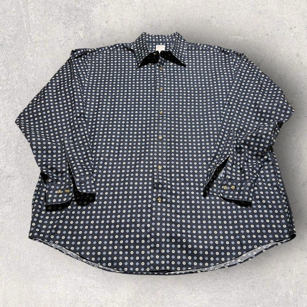Vintage Brooks Brothers Madison Shirt Mens XL‎ Floral Button Up Casual Supima